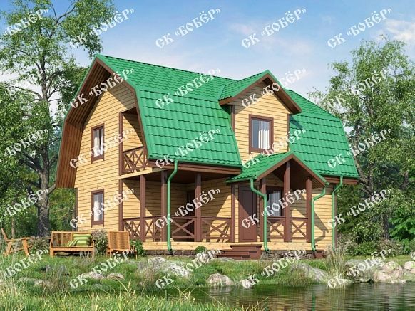 Дом из бруса 8х8.5